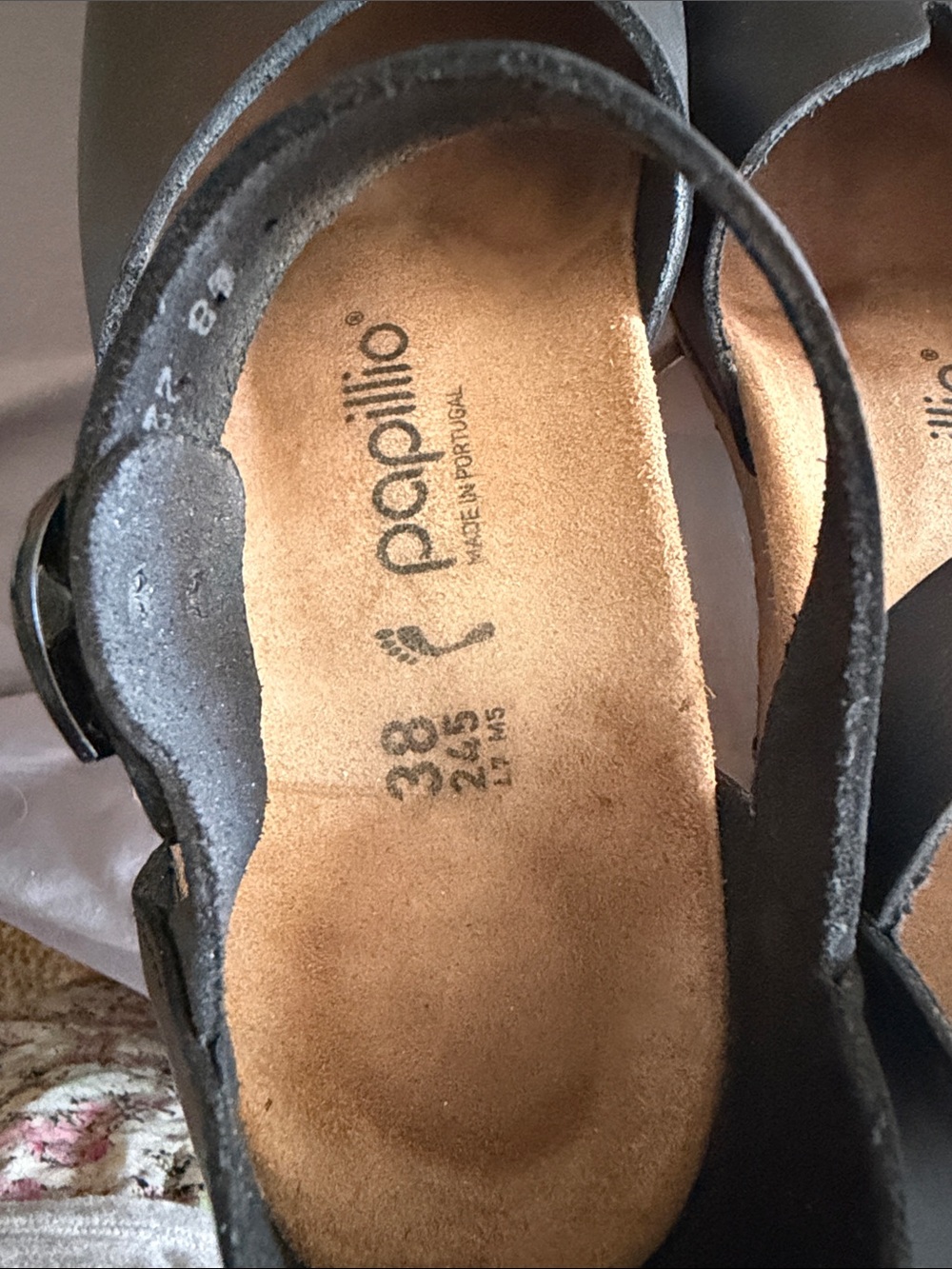 Papillio Black Leather Ankle-Strap Mary Jane 8 - Picture 5 of 8